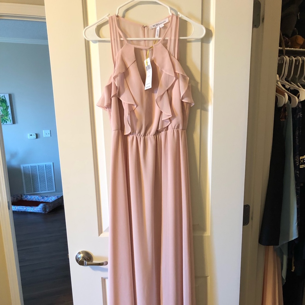 BCBG Blush Pink Bridesmaid Dress *NEW WITH TAGS*
